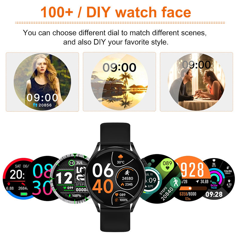 Smart Watch Fitness Tracker with Heart Rate Blood Oxygen Blood Pressure Sleep Monitor 100 Sports Modes Step Calorie Counter Activity Health Trackers IP68 Waterproof-1