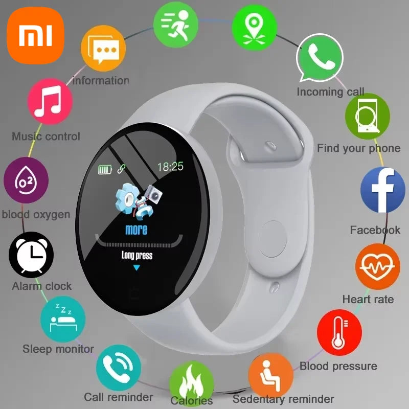 Smartwatch Circular Color Screen Multiple Sports Modes Call Information Reminder Photo Taking Music Smart Bracelet