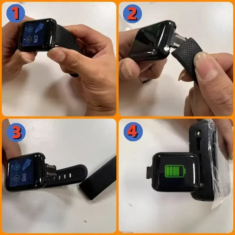 Smartwatch Circular Color Screen Multiple Sports Modes Call Information Reminder Photo Taking Music Smart Bracelet