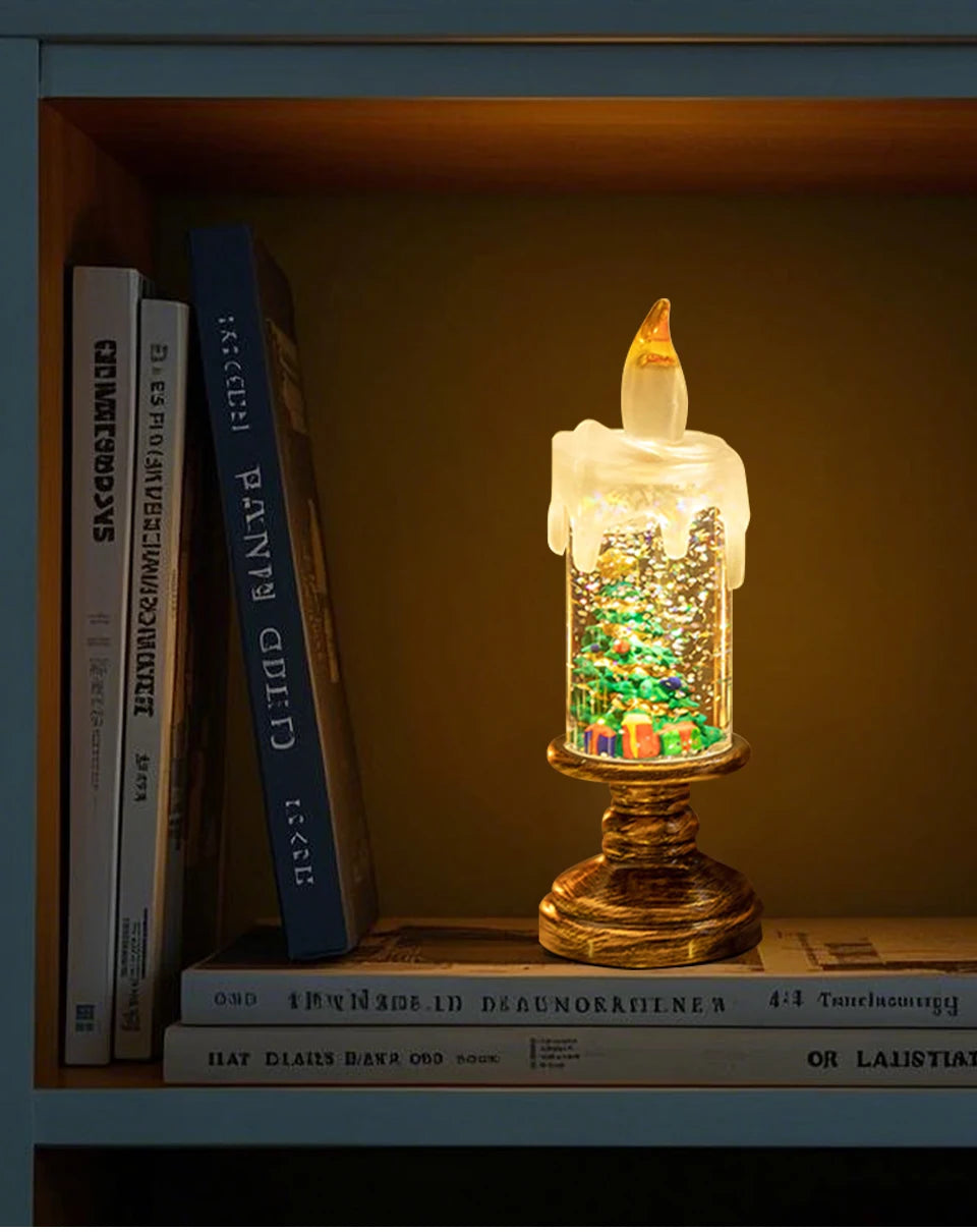 Christmas Decoration Candle Light Creative LED Candle Light Christmas Gift Scene Decoration Creative Gift for Family and Friends