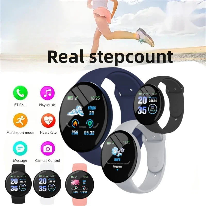 Smartwatch Circular Color Screen Multiple Sports Modes Call Information Reminder Photo Taking Music Smart Bracelet