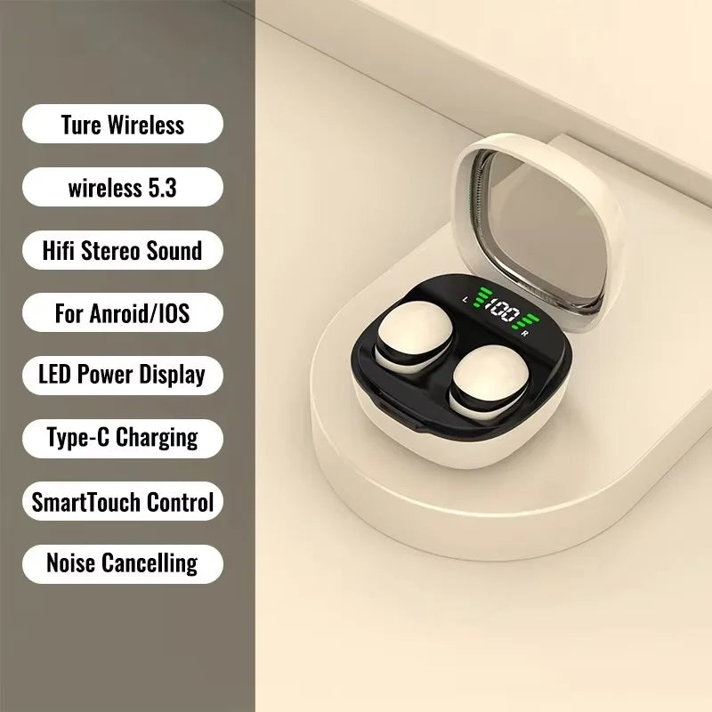 Bluetooth 5.3 AI Translation Earphones Wireless Sleep Headsets 150+Language Headphones HiFi Noise Reduction Earbuds for XIAOMI